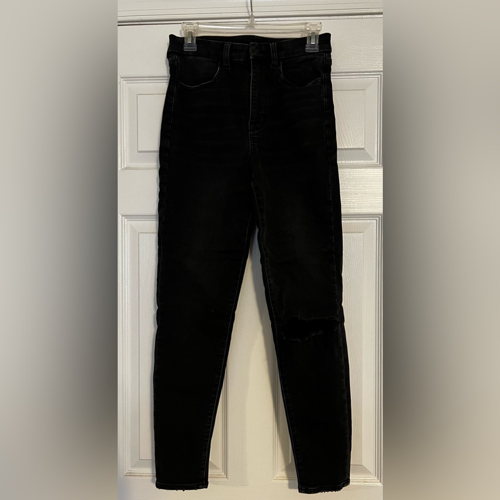 Black High Waisted AE Jeans
